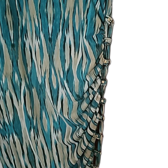 Michael Kors Teal and cream dress - Picture 6 of 10